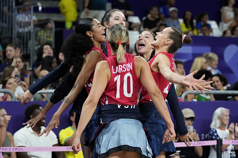 US beats Brazil in Olympic women’s volleyball semifinal thriller