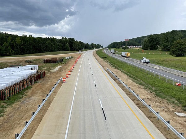 By Friday, further work will begin on I-59 near the Georgia-Alabama border