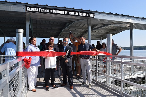 New waterfront yurts and fishing pier opened at Chester Frost Park