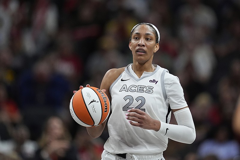 A'ja Wilson breaks WNBA single-season scoring record | Chattanooga Times  Free Press
