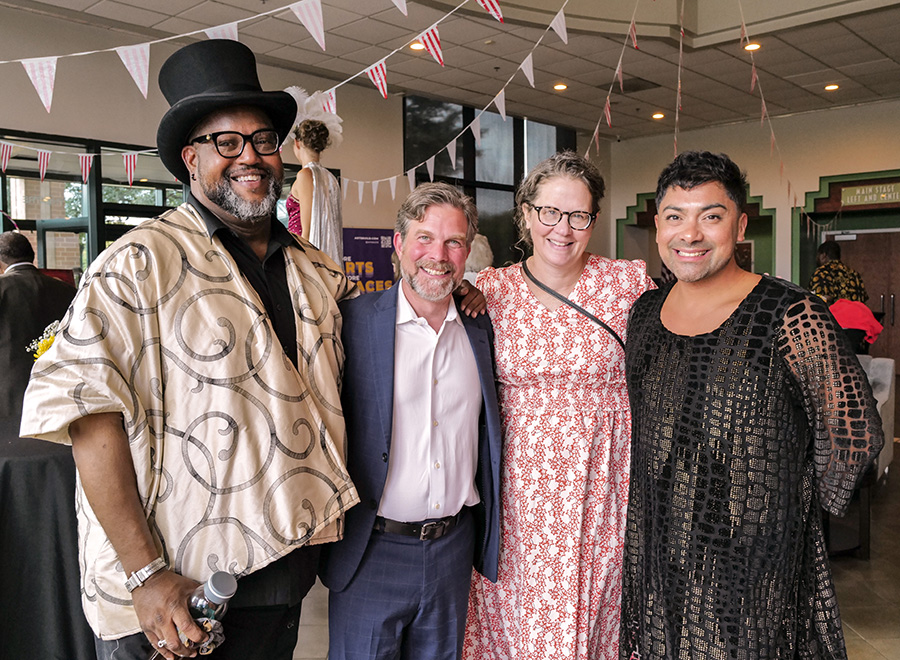 Photo by Mark Gilliland / James McKissic, Eric Myers, Anna Louise Haynes and Louie Marin-Howard