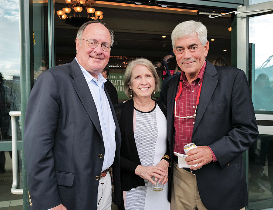 Photo by Mark Gilliland / Keith & Julia Sanford and Jim Frierson
