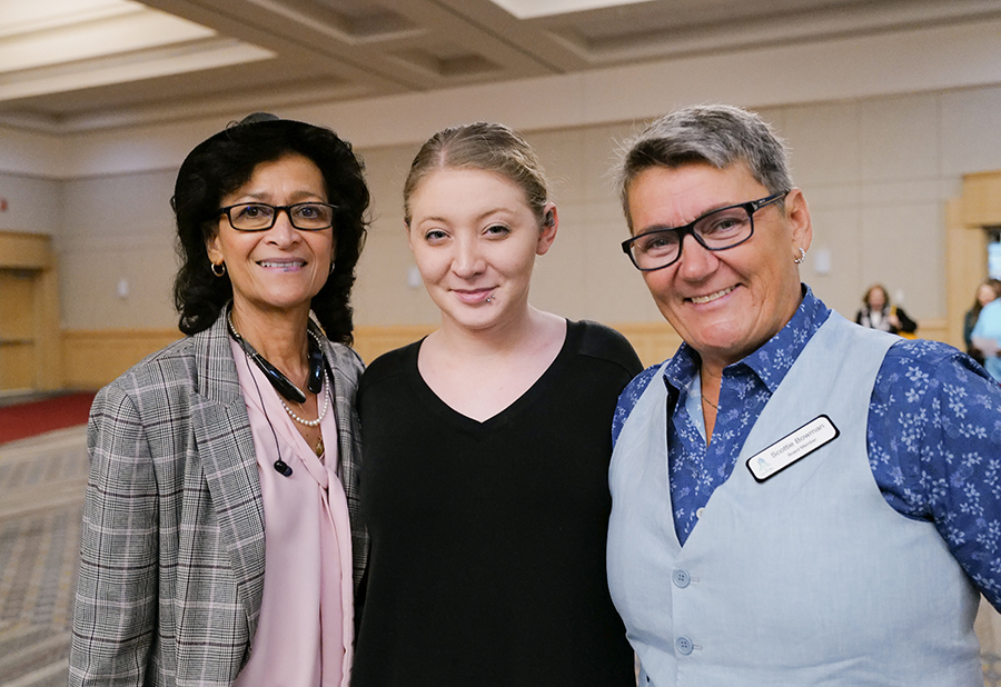 Photo by Mark Gilliland / Dr. Elaine Swafford, Alayna Best and Scottie Bowman