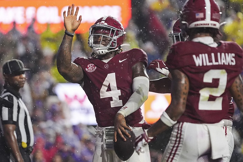 Alabama Crushes LSU As Jalen Milroe Rushes For Four Touchdowns ...