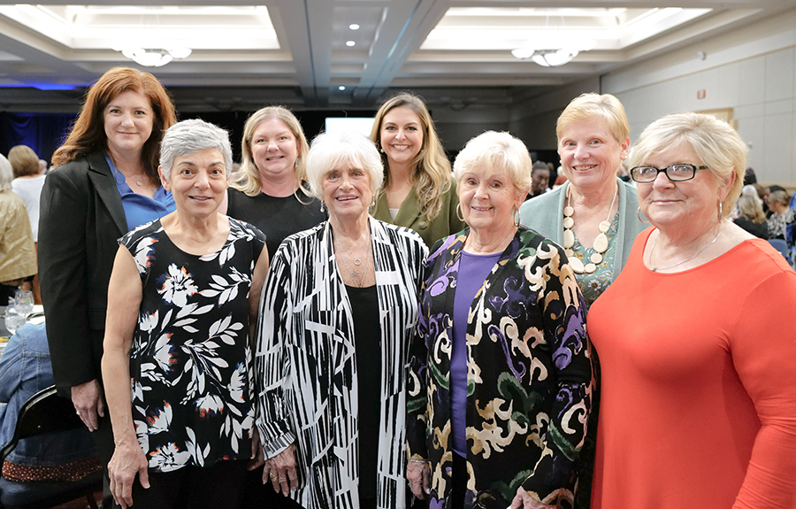 Photo by Mark Gilliland / Front row: Victoria Butler, Kathy Pryor, Movita Steiner and Carol Claypool. Back row: Shasta Bischell, Betsy Craig, Brittney Holder and Anne Leigh