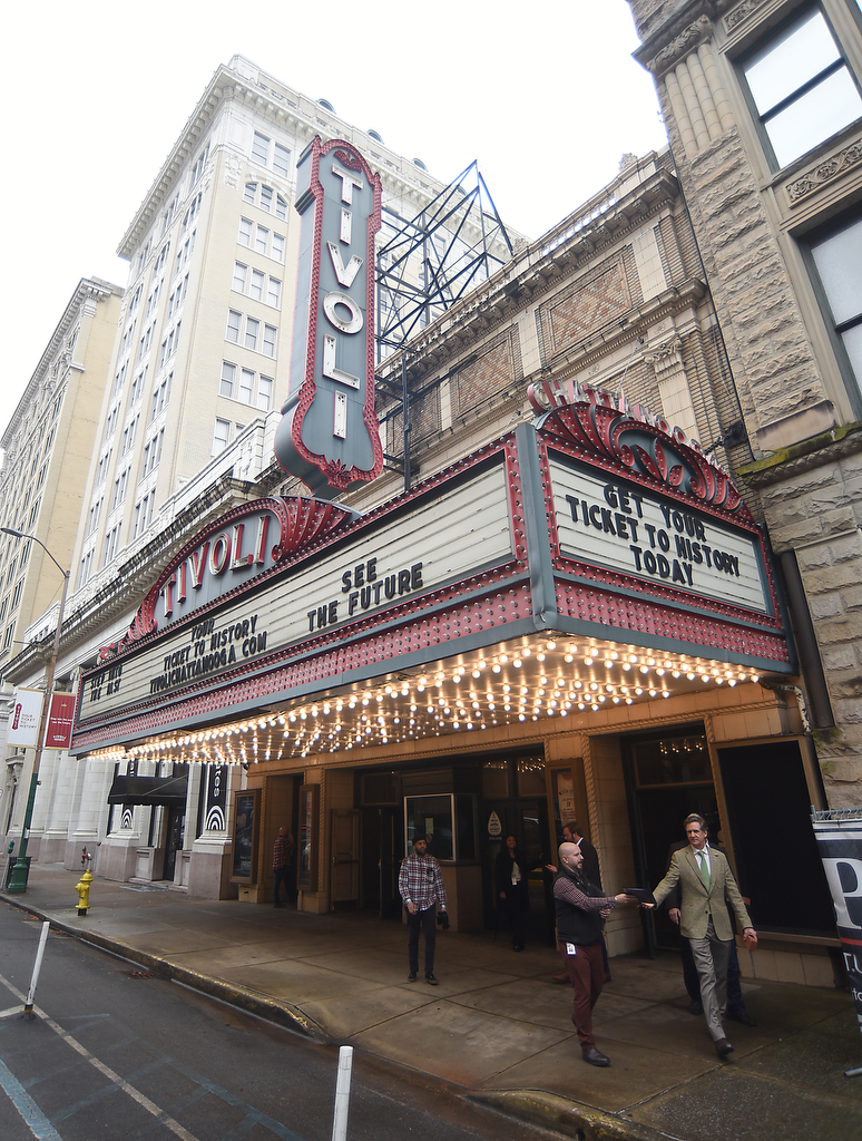 Staff photo by Matt Hamilton / The Tivoli Theatre is seen Dec. 17, 2024. A