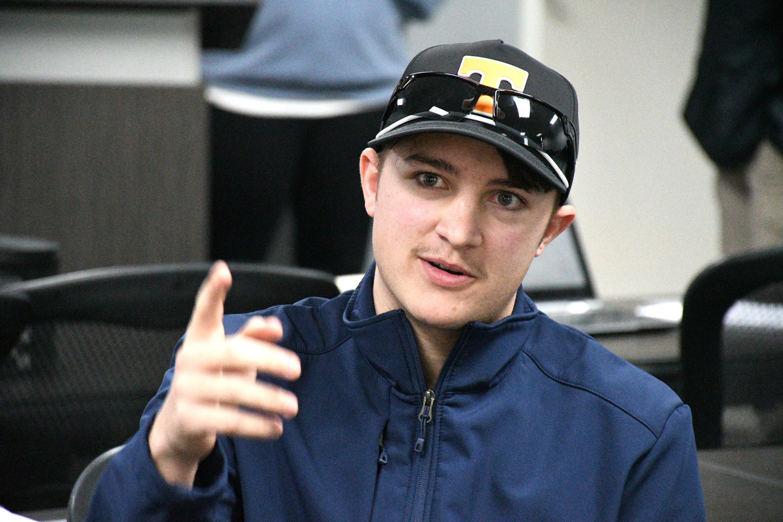 Staff Photo by Robin Rudd / Bradley Dowlen, whose father is a firefighter, talks Jan. 22, 2025, about his goals with the program. Starting this school year, Hixson High students can receive hands-on training at Hamilton County's EMS Training Center.