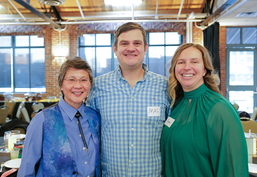 Photo by Mark Gilliland / Pearl Pangkey, Mac Brown and Ginny Bumpus