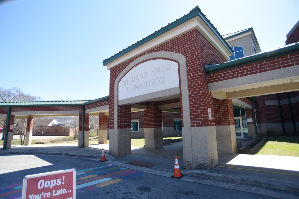 Staff photo by Matt Hamilton/ Orchard Knob Elementary School on Tuesday, March 11, 2025.