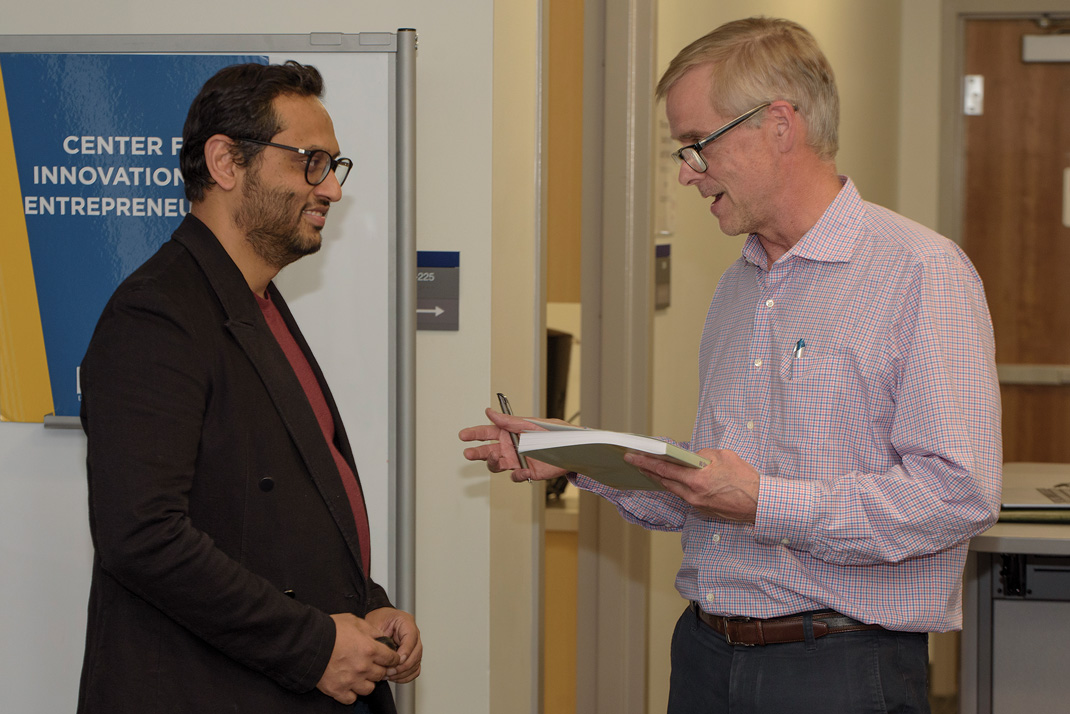 Photo by Michael Hampton / Rick Mukherjee and Charlie Brock