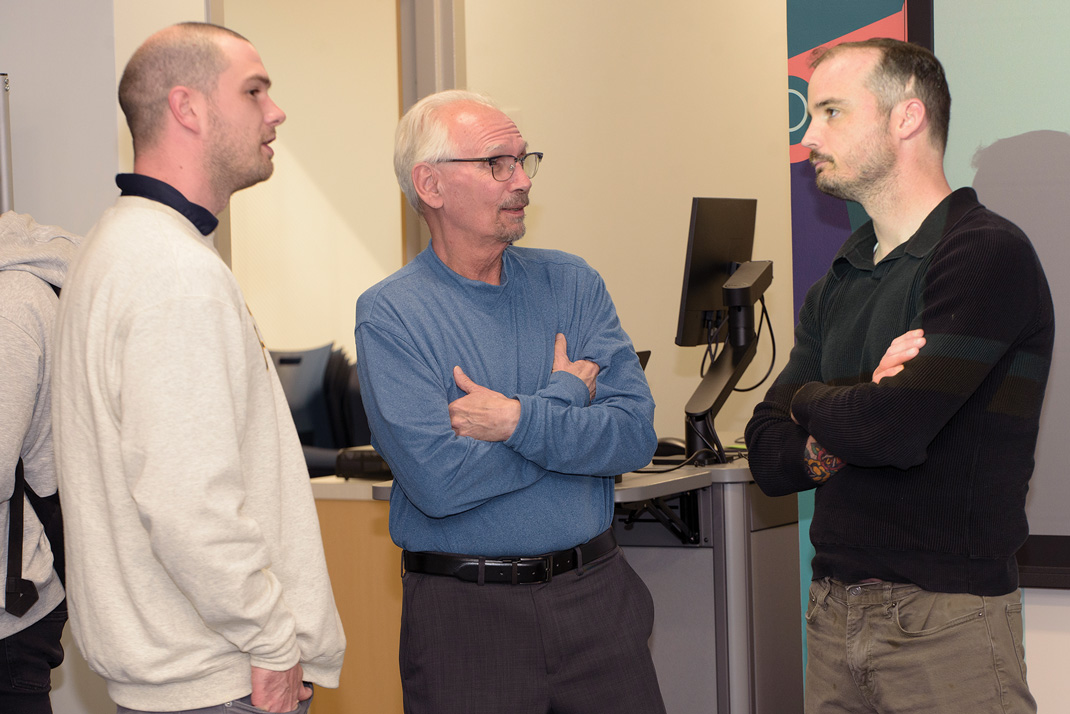 Photo by Michael Hampton / James Cummins, Mike Bradshaw and Barry Grove