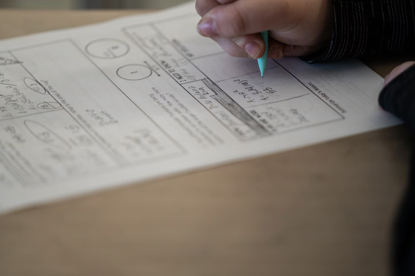 The share of Martin Middle School students meeting grade level expectations on the state math exam was higher in 2024 than before the pandemic. (Andrea Morales / For The Hechinger Report)