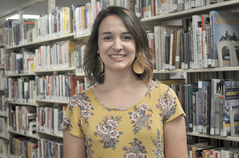 RACHEL DICKERSON/MCDONALD COUNTY PRESS McDonald County Library Director Amy Wallain is leaving the library in July. She will start teaching in the Neosho School District this fall.