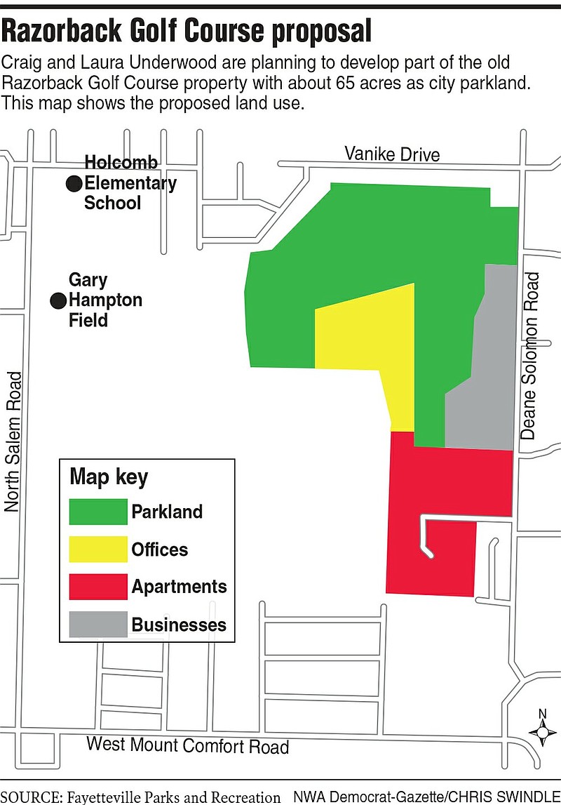 Fayetteville Arkansas Zoning Map Zoning Plan For Underwood Park In Fayetteville Clears Planning Commission