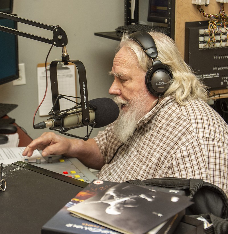 Dale Seidenschwarz, aka Clyde Clifford, is back on the air with Beaker Street, the legendary radio program his first hosted on KAAY, 1090-AM, in 1966. The show now airs on the Arkansas Rocks network on Friday from 9 p.m.-midnight.

(Arkansas Democrat-Gazette/Cary Jenkins)