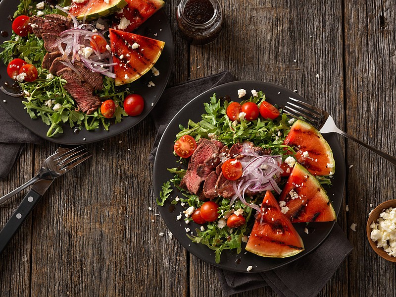Grilled Steak and Watermelon Salad
Courtesy of Cattlemen’s Beef Board
