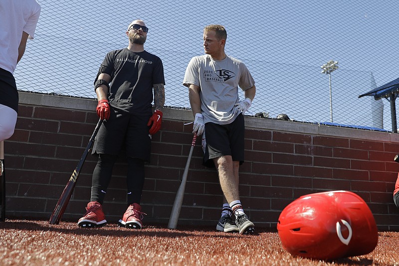 Tucker Barnhart brings baseball to Grand Park