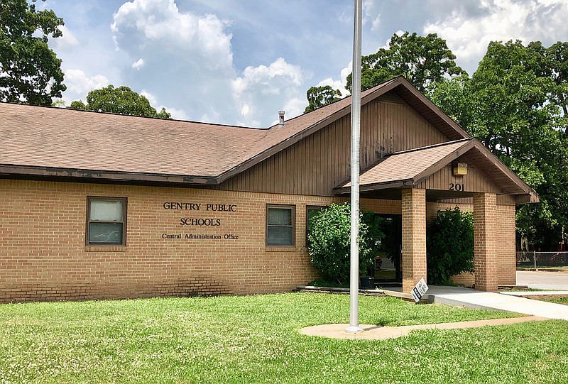 Westside Eagle Observer/RANDY MOLL The administration building of Gentry Public Schools is pictured on Friday.