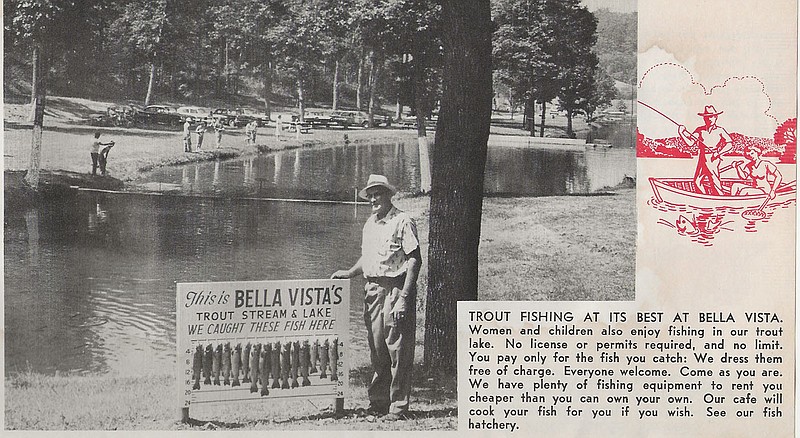 Courtesy Bella Vista Museum E. L. Keith is pictured in one of his publicity brochures for his Bella Vista Family Resort.