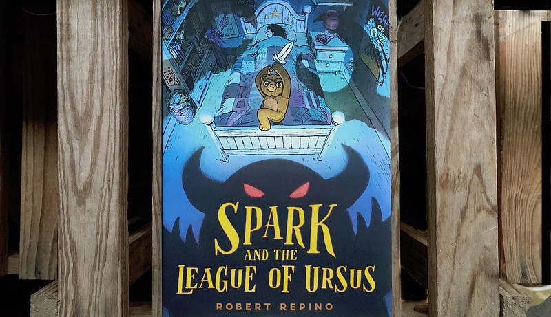 "Spark and the League of Ursus" by Robert Repino (Quirk Books, April 21), ages 9-12, 208 pages, $16.99 hardcover. (Arkansas Democrat-Gazette/Celia Storey) story.lead_photo.caption