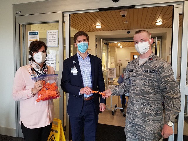 As covid-19 presents challenges to traditional American life, an opportunity for creative service was not lost on Arkansas Wing’s 1st Lt. Justin Ragsdale. In response to a request from his wife Audrey, 3-D printing hobbyist Ragsdale put his equipment to work producing more than 400 surgical mask strap holders for Memphis area hospitals. A resident of Bartlett, Tenn., Ragsdale commutes across the Arkansas state line to West Memphis, where he serves as the 99th Composite Squadron’s aerospace education officer. To find out more about the Civil Air Patrol, contact Lt. Col. Larry Webster at (870) 225-6849 or at hornets99compsq@aol.com.
(Courtesy Photo)