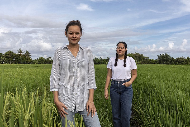 Melati, left, and Isabel Wijsen, founders of Bye Bye Plastic Bags, in Bali, Indonesia, Feb. 10, 2020. The teenage sisters, who began campaigning to reduce plastic waste in Bali seven years ago, say the pandemic shows that stark measures to protect the planet are possible. 
(The New York Times/Nyimas Laula)