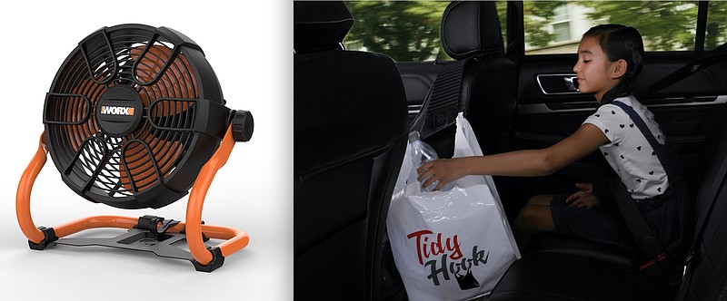 WORX Cordless Fan and Tidyhook for Auto