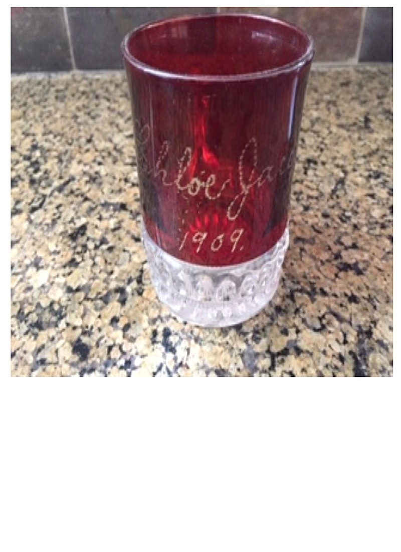 Where this ruby stained or ruby flashed souvenir cup was obtained is up for debate.
(TNS/Handout) story.lead_photo.caption