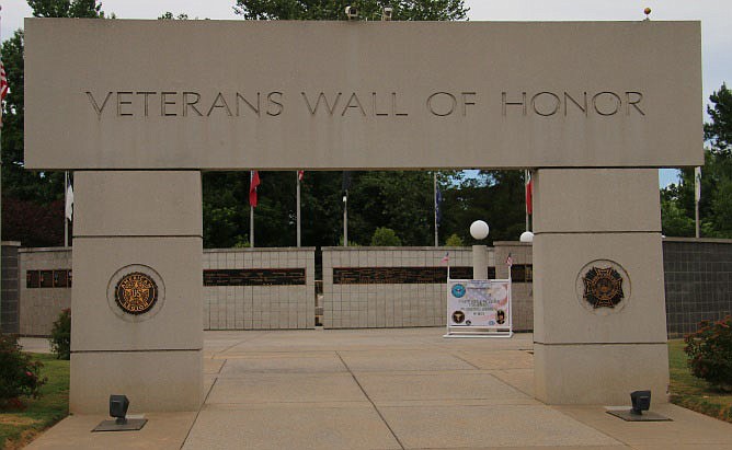 Photo submitted
The Veterans Council of NWA begins a quarterly honor display at the Bella Vista Veterans Wall of Honor.