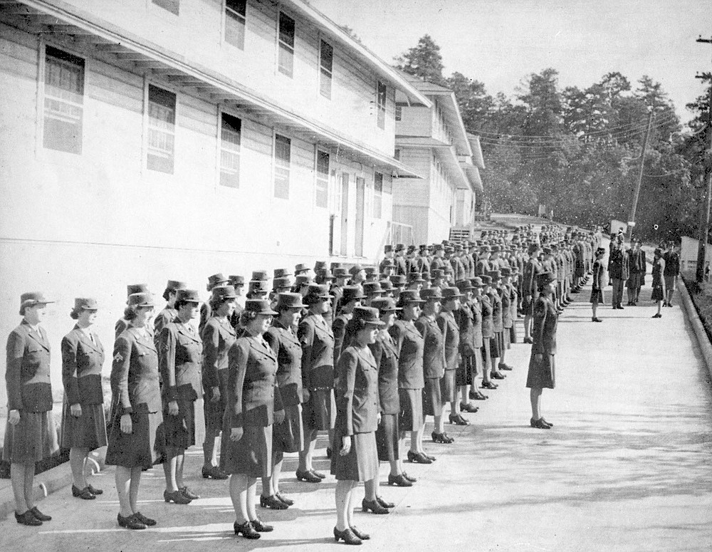 Members of the Women’s Army Corps, or WACs, assemble for inspection at the Army and Navy General Hospital in the summer of 1943. They were attending the first school in the country for women military medical technicians. Although some would serve overseas, they were trained in order to free male soldiers working in stateside hospitals to serve overseas. Photo is courtesy of the Garland County Historical Society. - Submitted photo