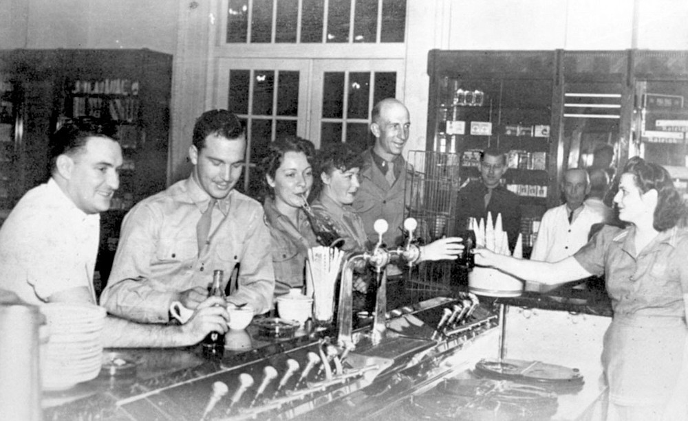 Soldiers enjoy the Enlisted Men’s Exchange in the Eastman Annex of the Army and Navy General Hospital, circa 1944. Photo is courtesy of the Garland County Historical Society. - Submitted photo