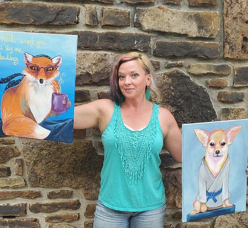 Caity Church is well known to Northwest Arkansas theatergoers, but she's also a visual artist who has found time while sheltering at home to return to her first love — and create a new series of artworks guaranteed to make viewers laugh.

(Courtesy Photo)