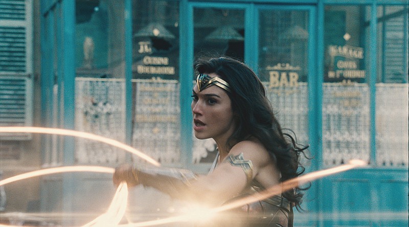 Wonder Woman (Gal Gadot) unleashes the lasso of truth in “Wonder Woman 1984.” The film is expected to be released in October.