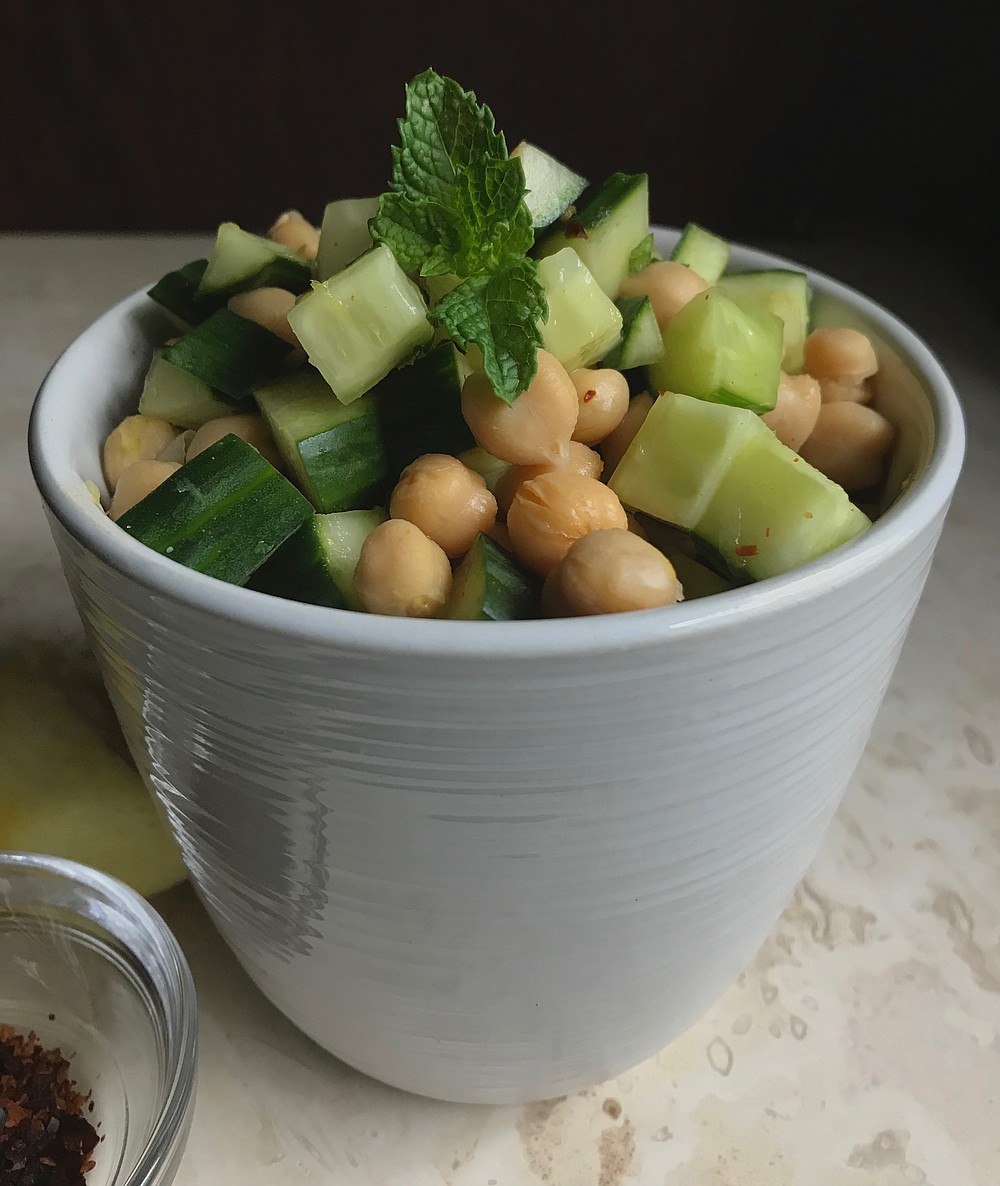 Chickpea and Cucumber Salad (Arkansas Democrat-Gazette/Kelly Brant)