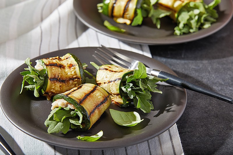 Grilled Zucchini Roll-Ups With White Beans and Arugula

(For The Washington Post/Tom McCorkle)