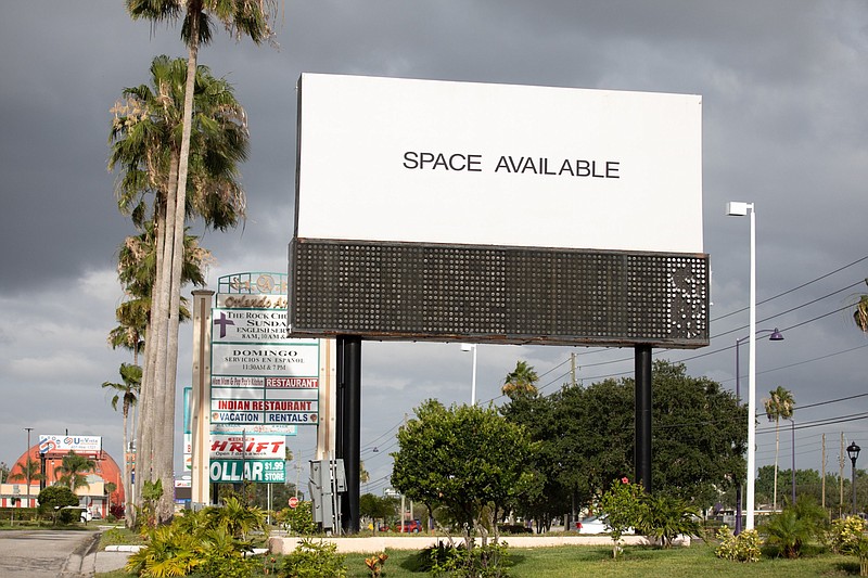 A billboard advertises available space along U.S. Route 192 highway in Kissimmee, Fla., on May 15, 2020. MUST CREDIT: Bloomberg photo by Charlotte Kesl.