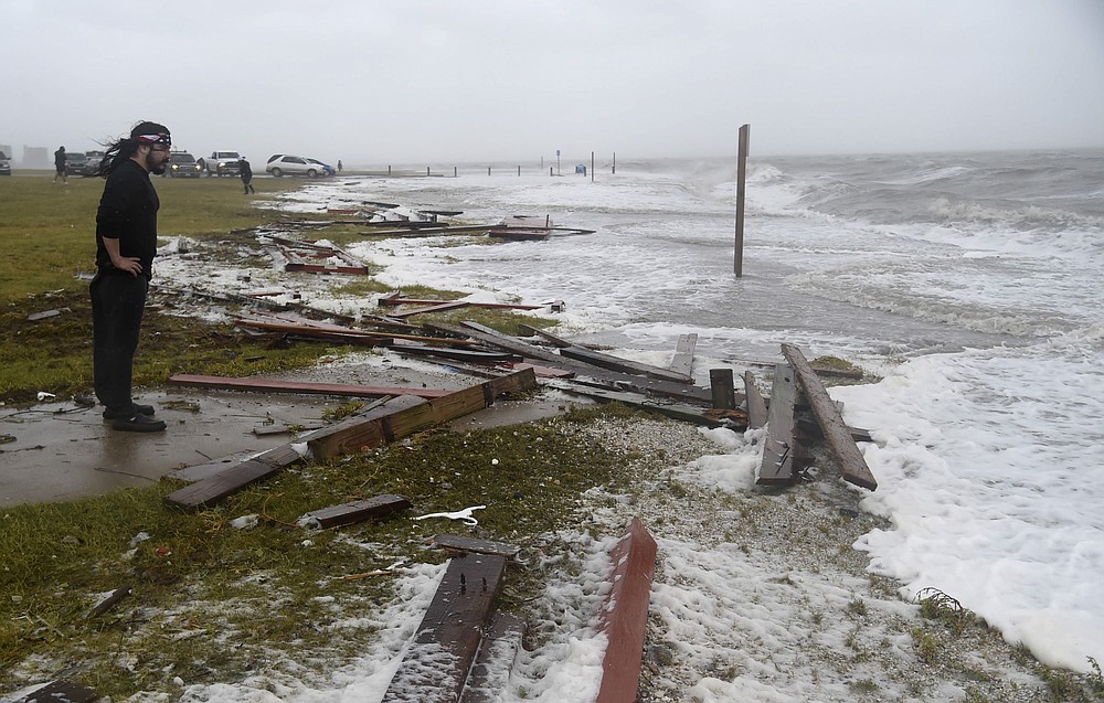 Hanna soaks Texas Gulf Coast