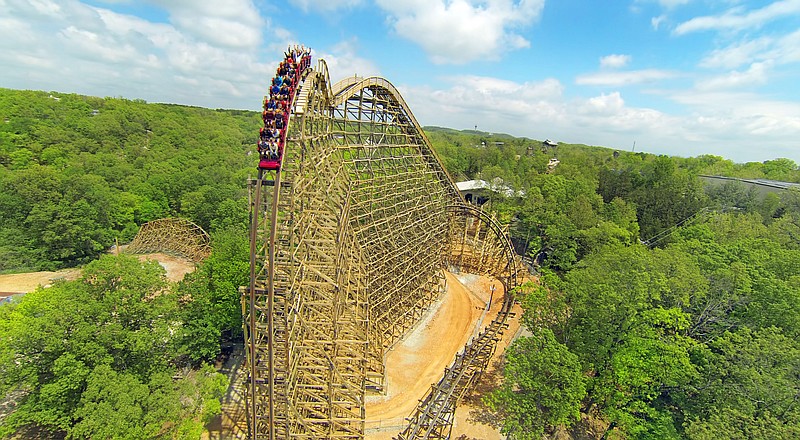 In addition to being named No. 1 Amusement Park, Silver Dollar City was also cited by 10Best/USAToday Readers’ Choice Awards for Outlaw Run, the 2015 Guinness World Record-holding wooden roller coaster.
(Courtesy Photo)