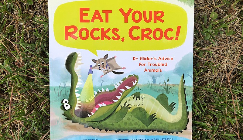 "Eat Your Rocks, Croc" By Jess Keating, illustrated by Pete Oswald (Orchard Books, May), ages 4-8, 40 pages, $17.99 hardcover, $10.99 ebook. (Arkansas Democrat-Gazette/Celia Storey)