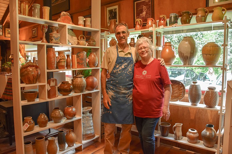 Studio Tour artists Jim and Barbara Larkin of Fox Pass Pottery. - Submitted photo
