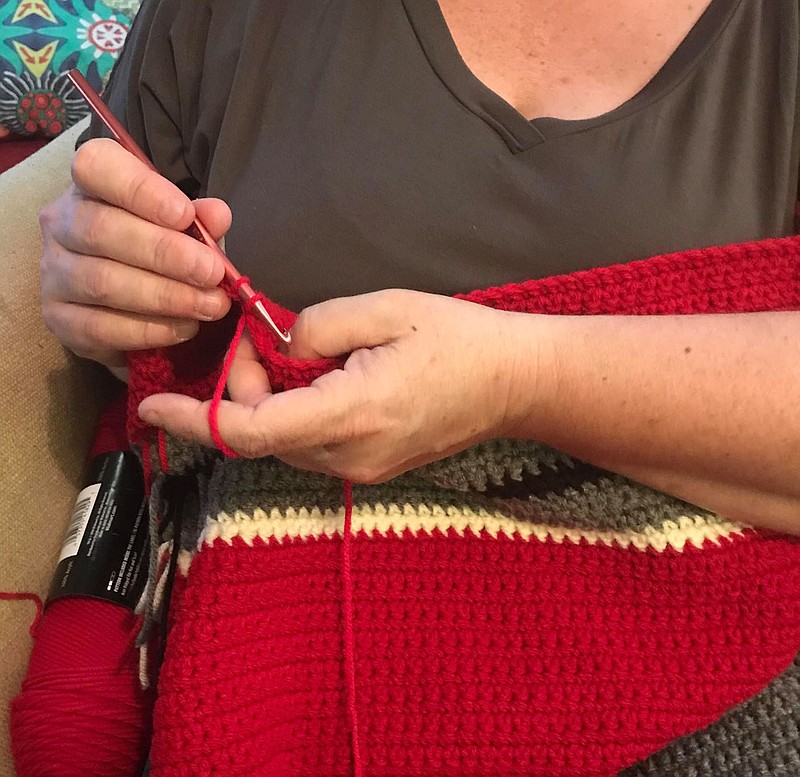 “Crochet is about math, texture, weight, tension and love,” Turpin says. “That makes it sound way more complicated than it is, but all those factors do come into play.”

(Courtesy Photo)