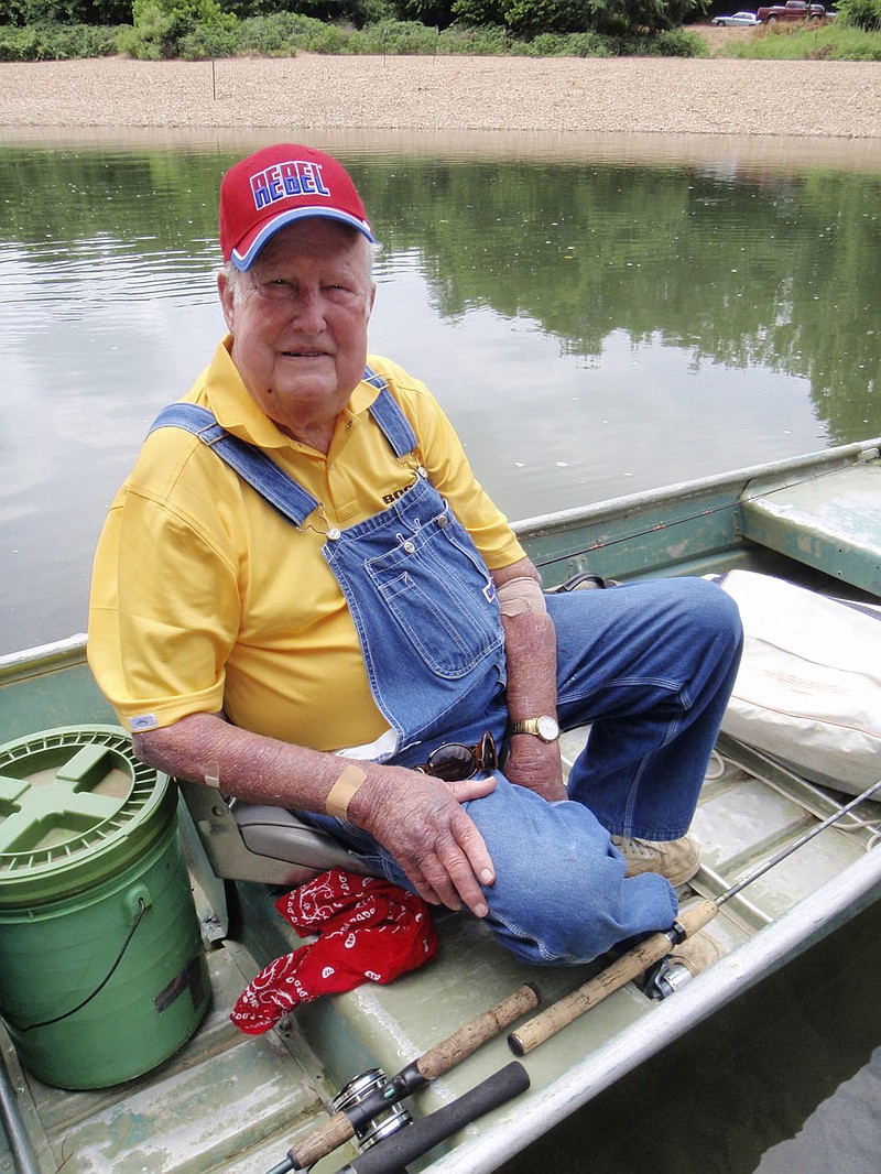 J.D. Fletcher on the Kings River in 2010. Fletcher was a guide on the river for more than 40 years.
(NWA Democrat-Gazette/Flip Putthoff)