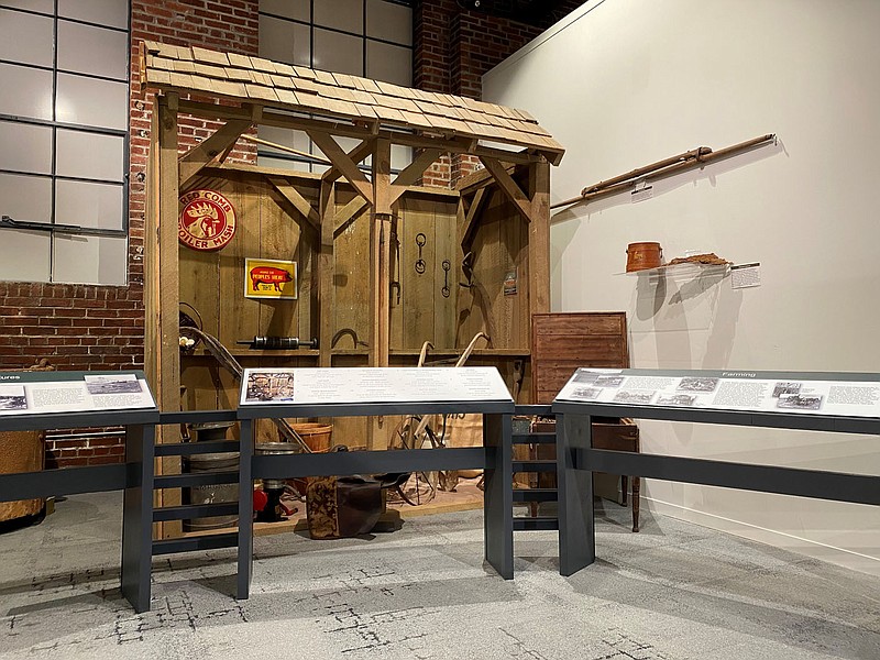 One of the new additions to the Rogers Historical Museum galleries is this barn.
(Courtesy Photo/Rogers Historical Museum) story.lead_photo.caption