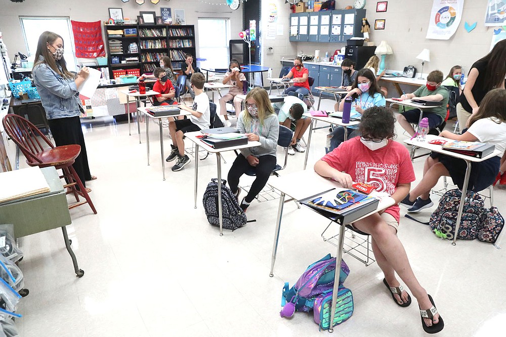 WATCH Students return to campus; first time since March