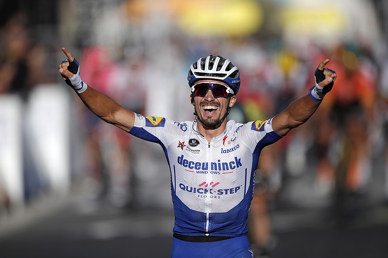 For his father: A poignant Alaphilippe win at Tour de France