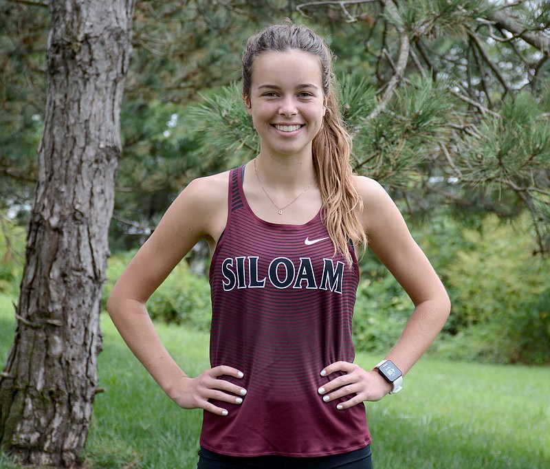 Graham Thomas/Herald-Leader
Siloam Springs senior cross country runner Quincy Efurd and the Lady Panthers will run in the 2020 Panther Cross Country Classic on Saturday at the Simmons Course.