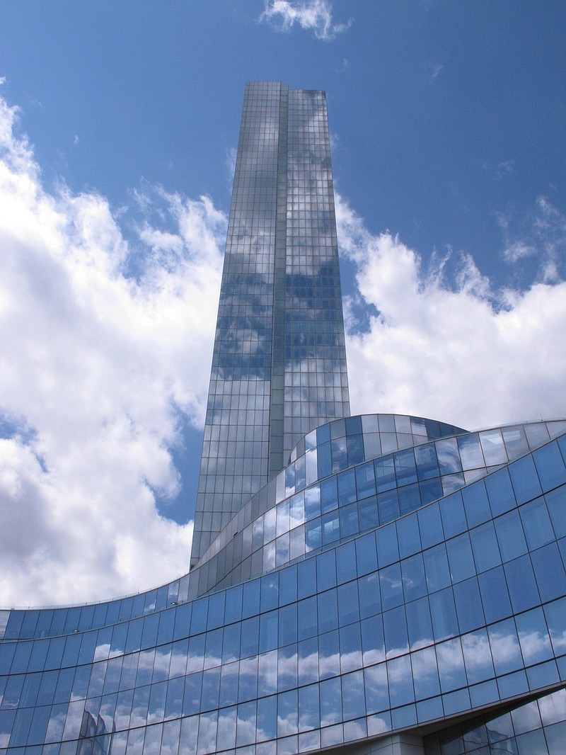 This May 15, 2019 photo shows the exterior of the Ocean Casino Resort in Atlantic City, N.J. On Sept. 10, 2020, a federal judge in Nevada ordered a former Borgata casino executive who left to work at the Ocean casino return a cell phone containing valuable information on Borgata's top players and highest-rollers. (AP Photo/Wayne Parry)