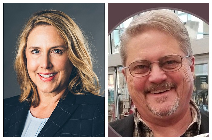 Incumbent Sarah Bunch (left) faces Peter Tonnessen (right) in the Ward 3, Position 2 race.