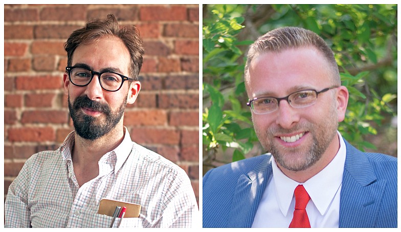 Incumbent Matthew Petty (left) and William Chesser (right) are vying for Ward 2, Position 2.