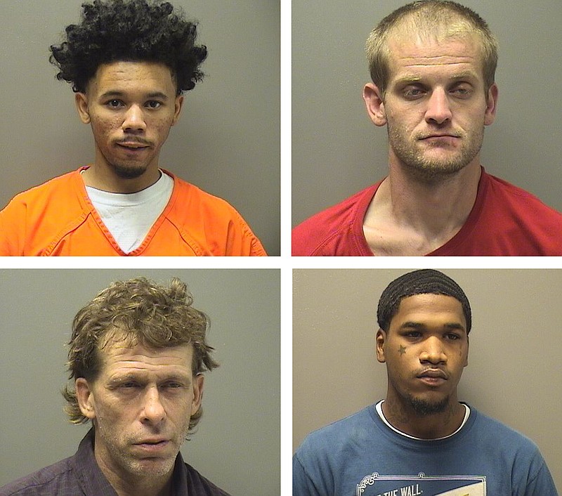 Clockwise, from top left, are Demeonta Kenneth Barlow; Eric Wesley Loftis; Al’trevion Exavier Marcell Bryant; and Alfred Frank Kalkan. - Submitted photos story.lead_photo.caption